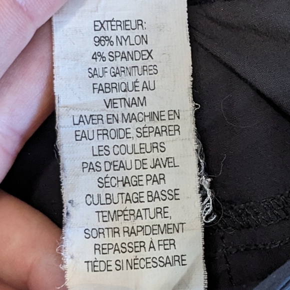 LL Bean Gorpcore Comfort Trail Pants Size 10 Dark Grey/Soft Black - Picture 10 of 14